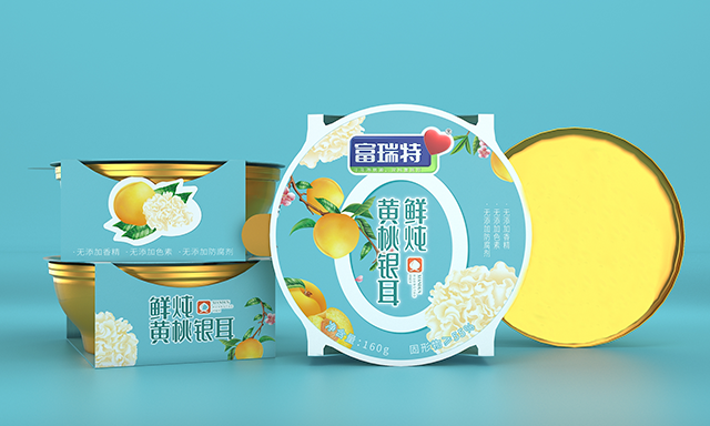 黄桃银耳饮料罐头