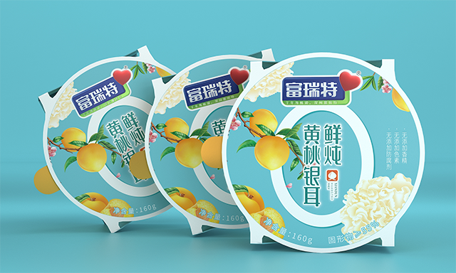 160g黄桃银耳罐头