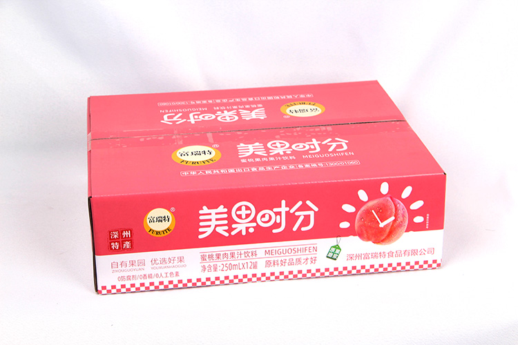 蜜桃果肉果汁饮料